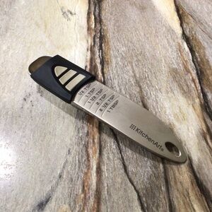 KitchenArt Pro Adjust-A-Tablespoon Measuring Spoon Adjustable 1/2 tsp–1 Tbsp